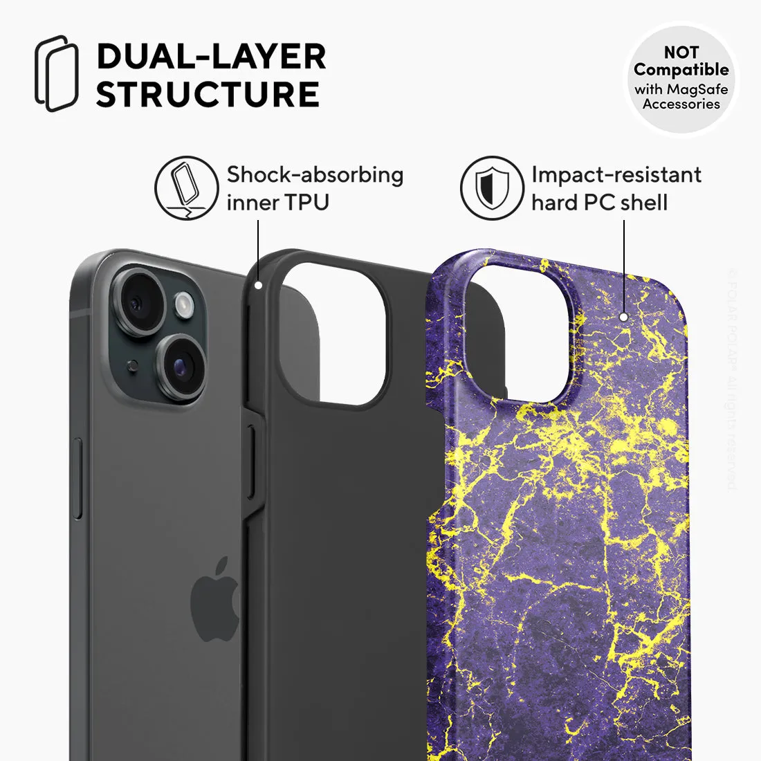 Purple Night - iPhone 15 Plus Case