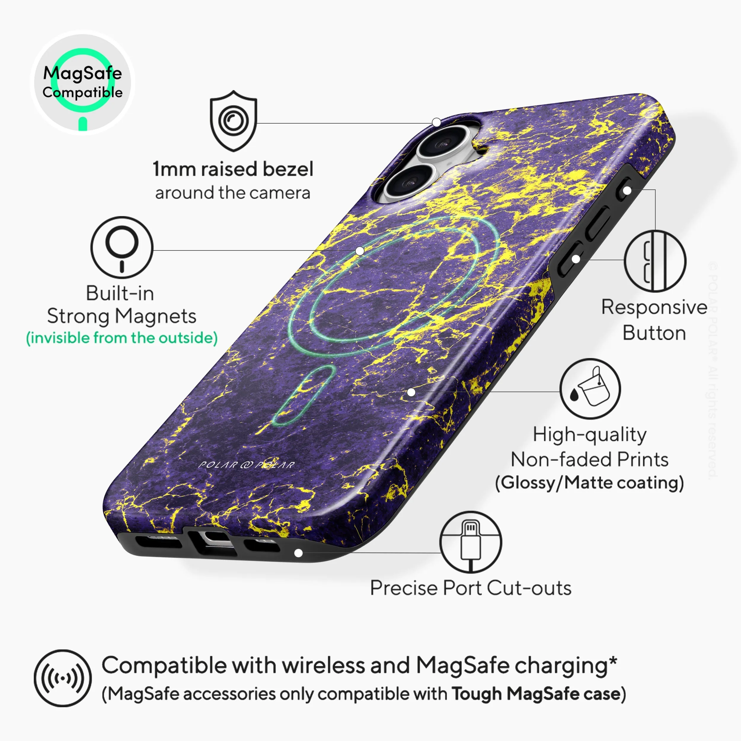 Purple Night - iPhone 16 Case