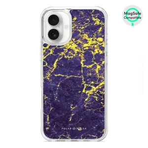 Purple Night - iPhone 16 Plus Clear Bumper MagSafe Case