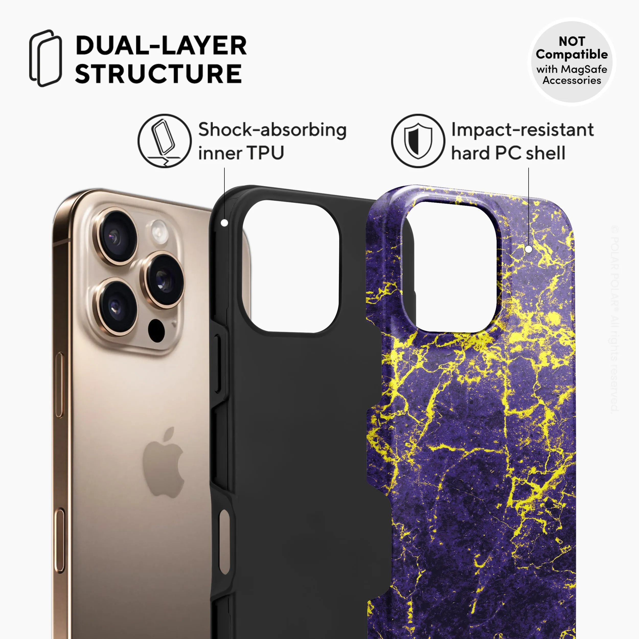 Purple Night - iPhone 16 Pro Case