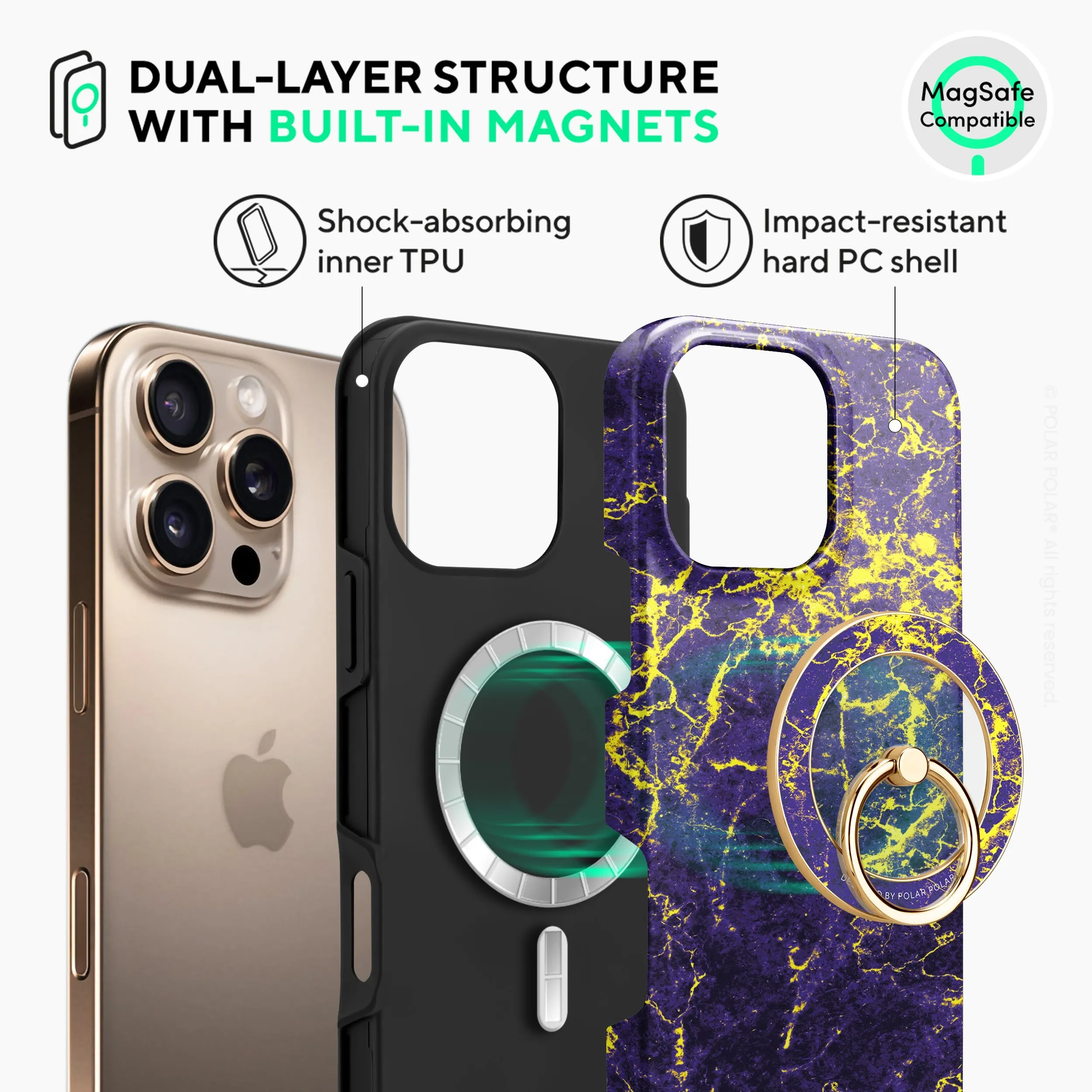 Purple Night - iPhone 16 Pro Case