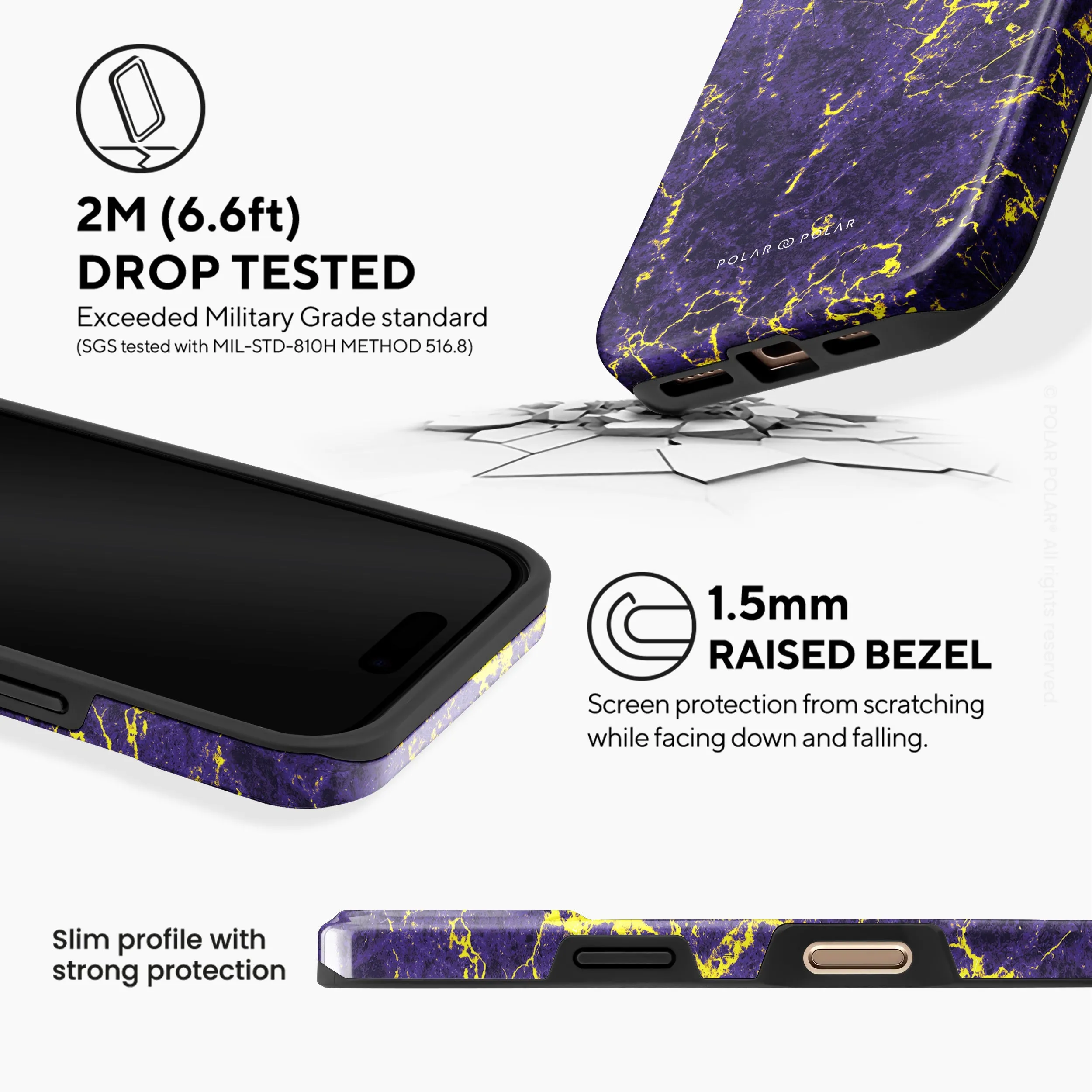 Purple Night - iPhone 16 Pro Case