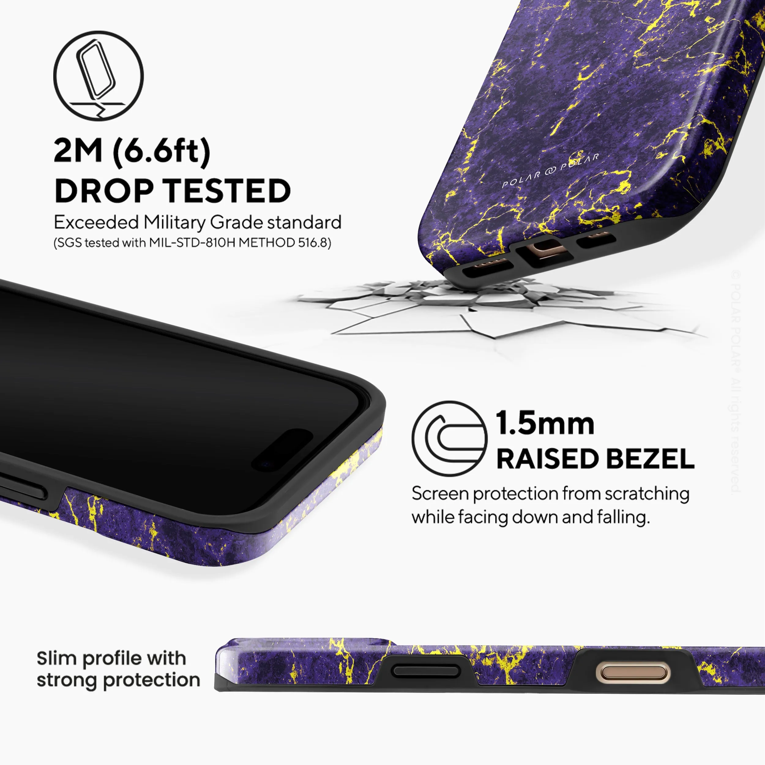 Purple Night - iPhone 16 Pro Max Case