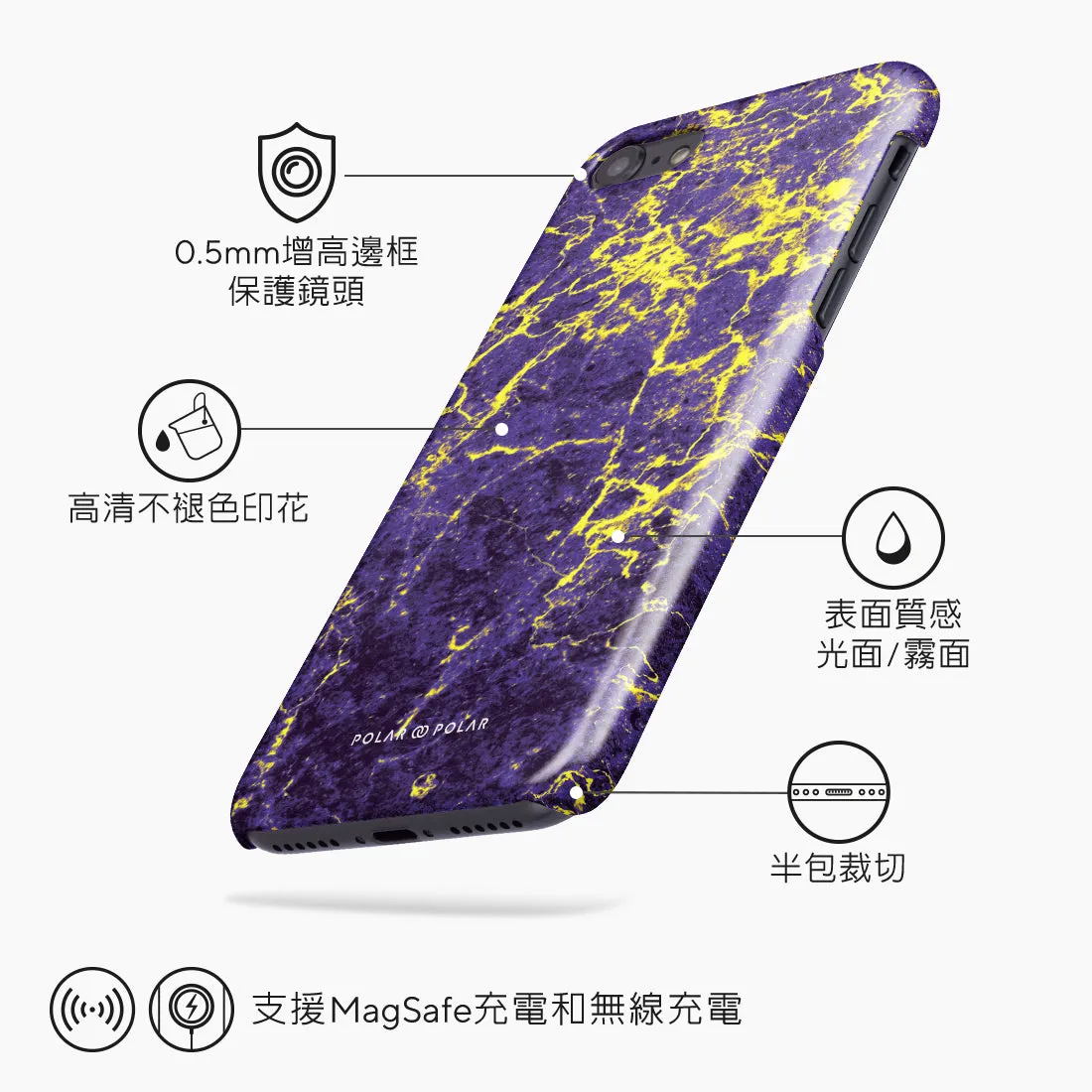 Purple Night - iPhone SE3 / SE2 / 8 / 7 Case