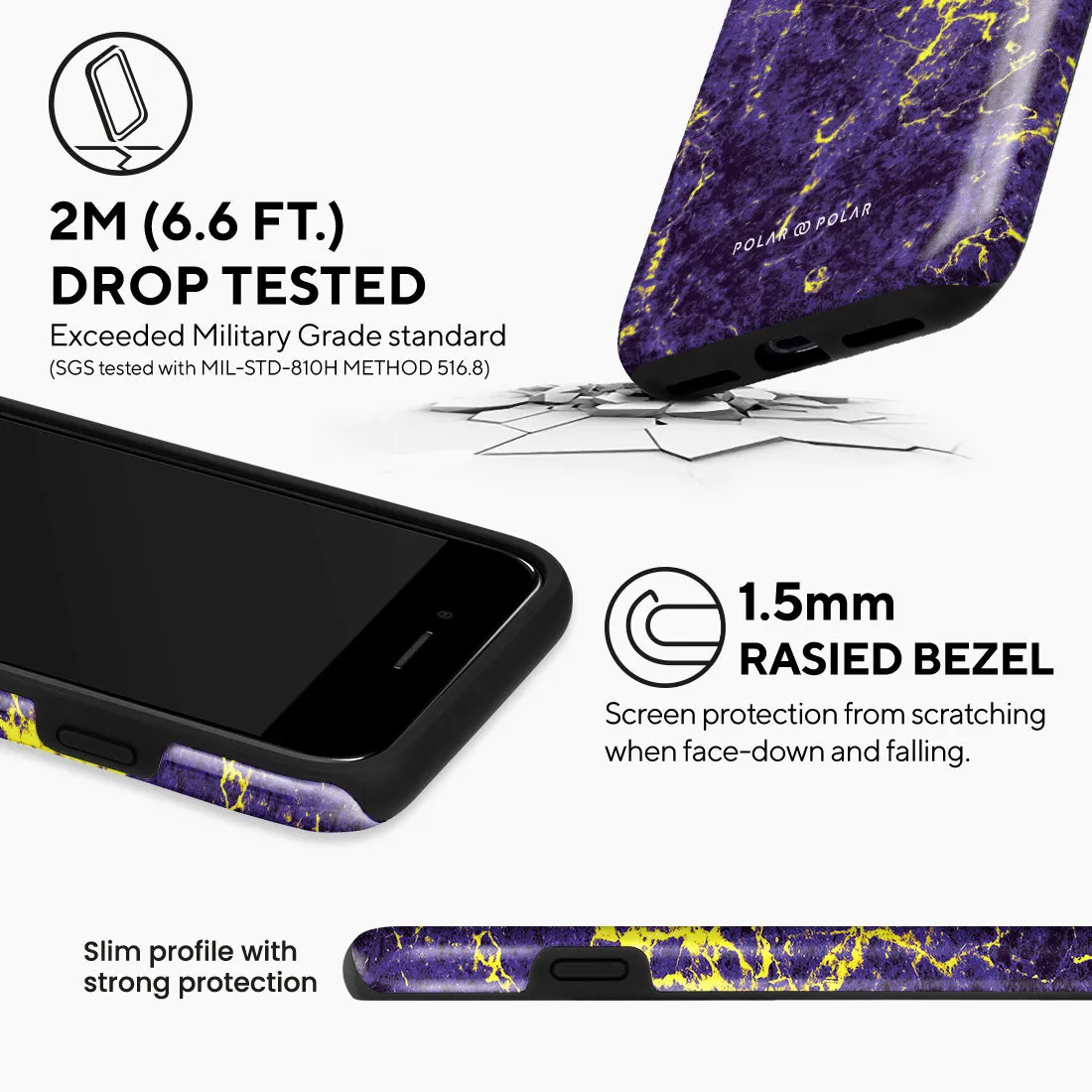Purple Night - iPhone SE3 / SE2 / 8 / 7 Case