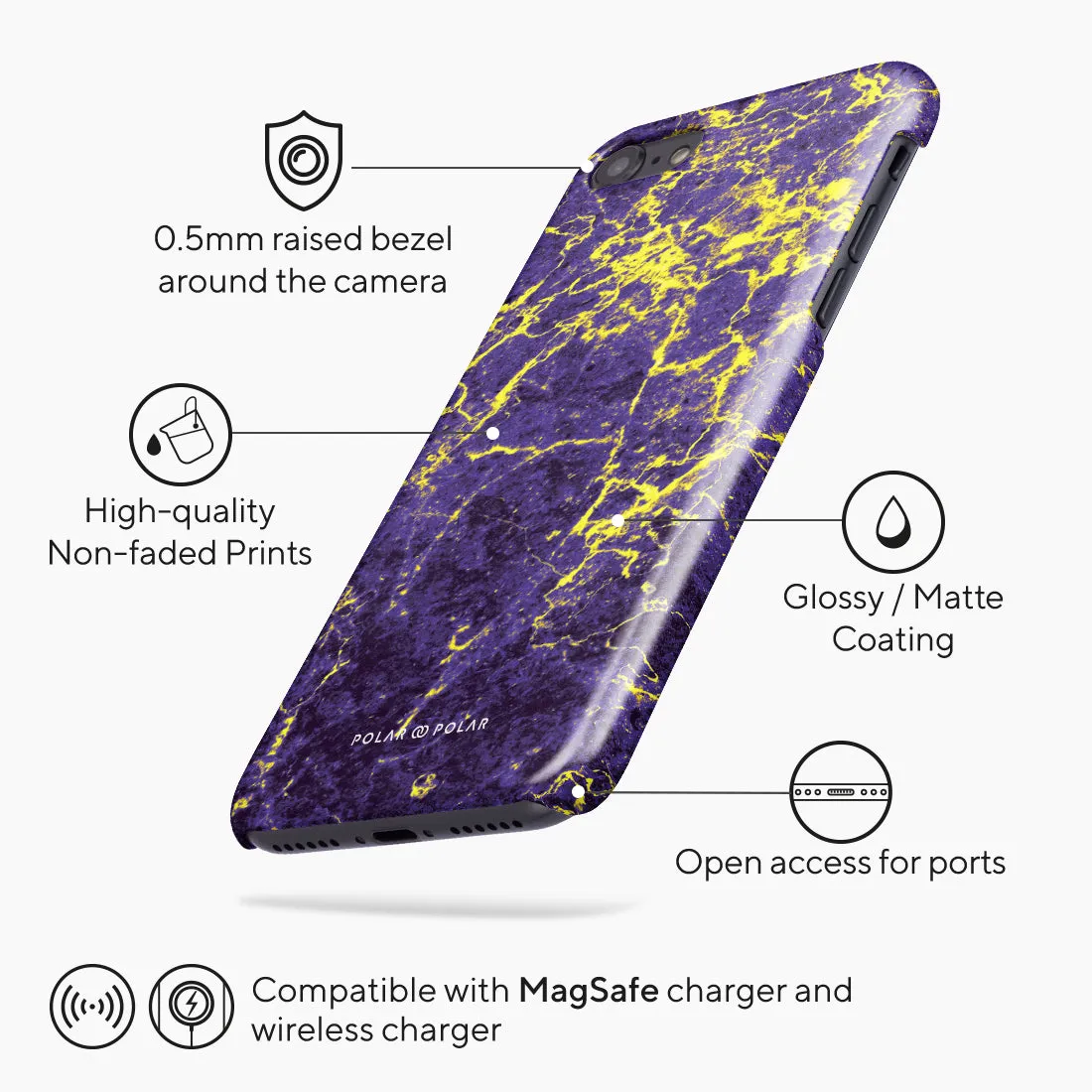 Purple Night - iPhone SE3 / SE2 / 8 / 7 Case