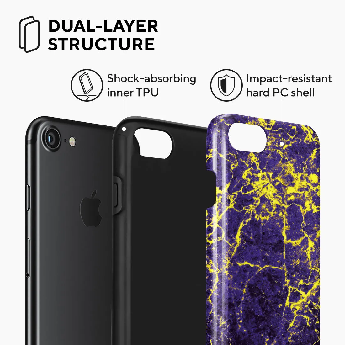 Purple Night - iPhone SE3 / SE2 / 8 / 7 Case