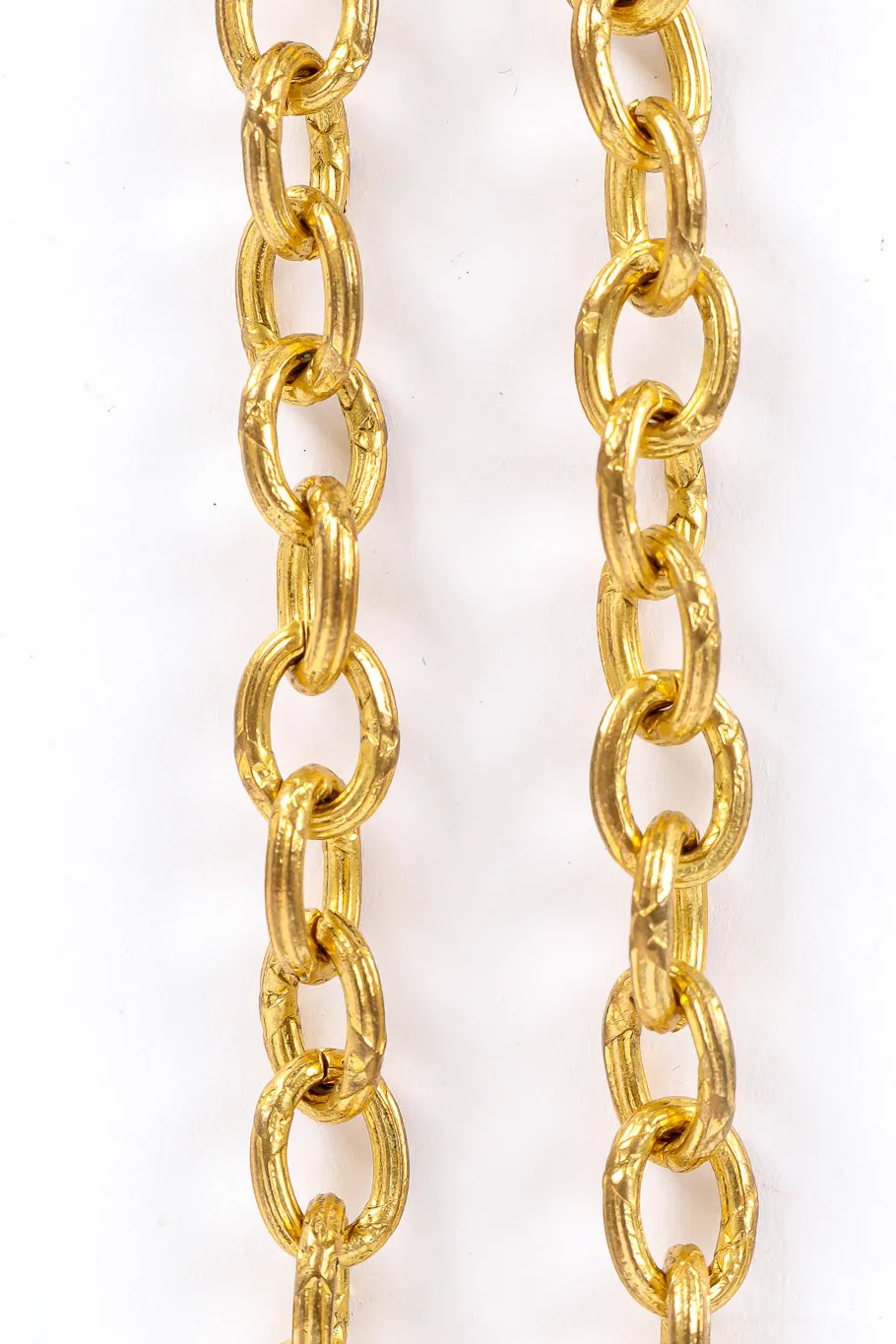 Pyramid CC Pendant Necklace