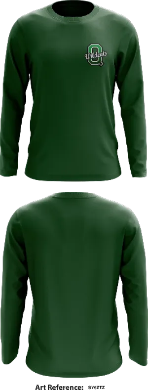 Quapaw High School Core Men's LS Performance Tee - SY6zTz