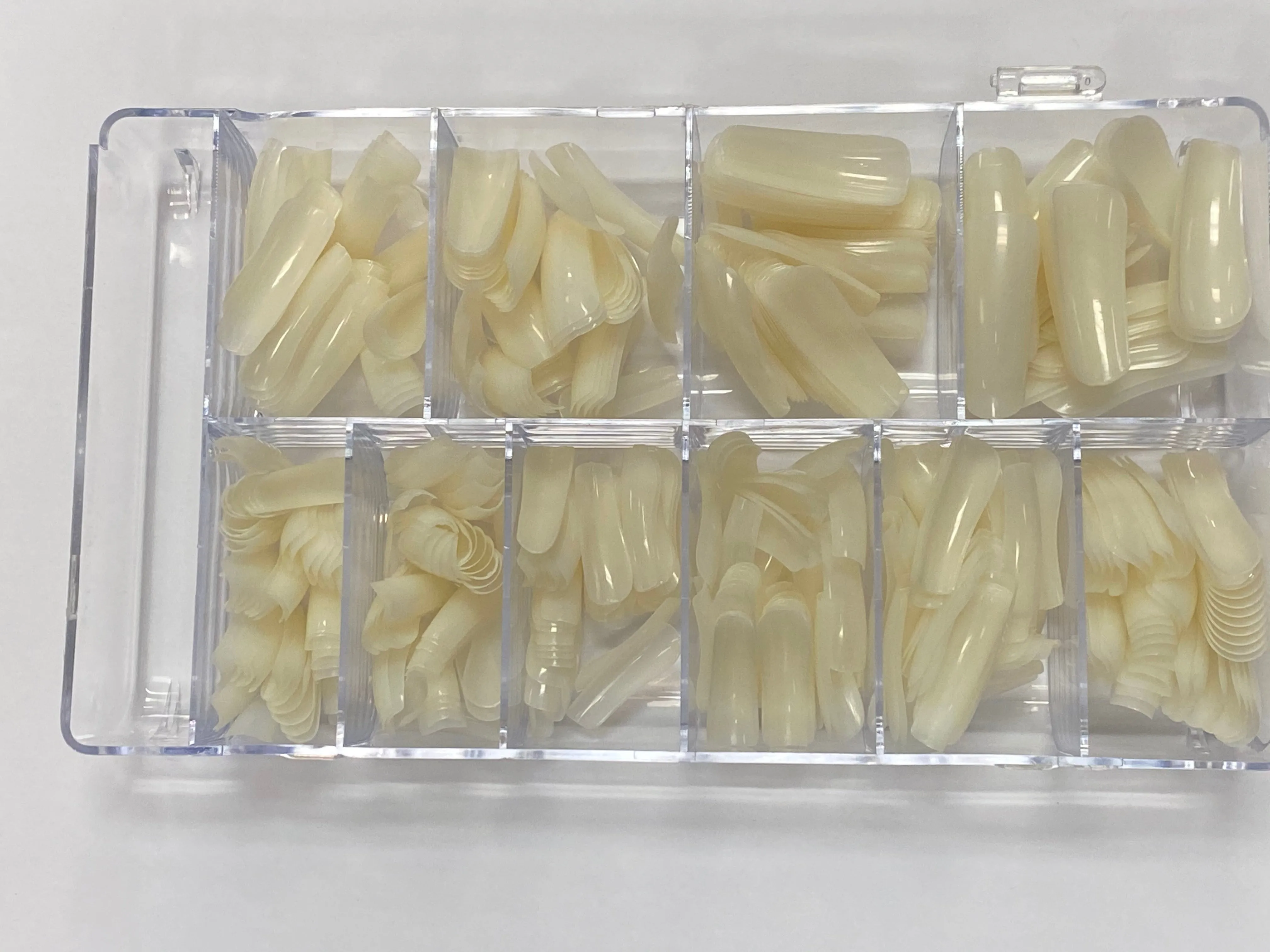 Queen - Full Cover Natural Ballerina Salon Nail Tips 500pc