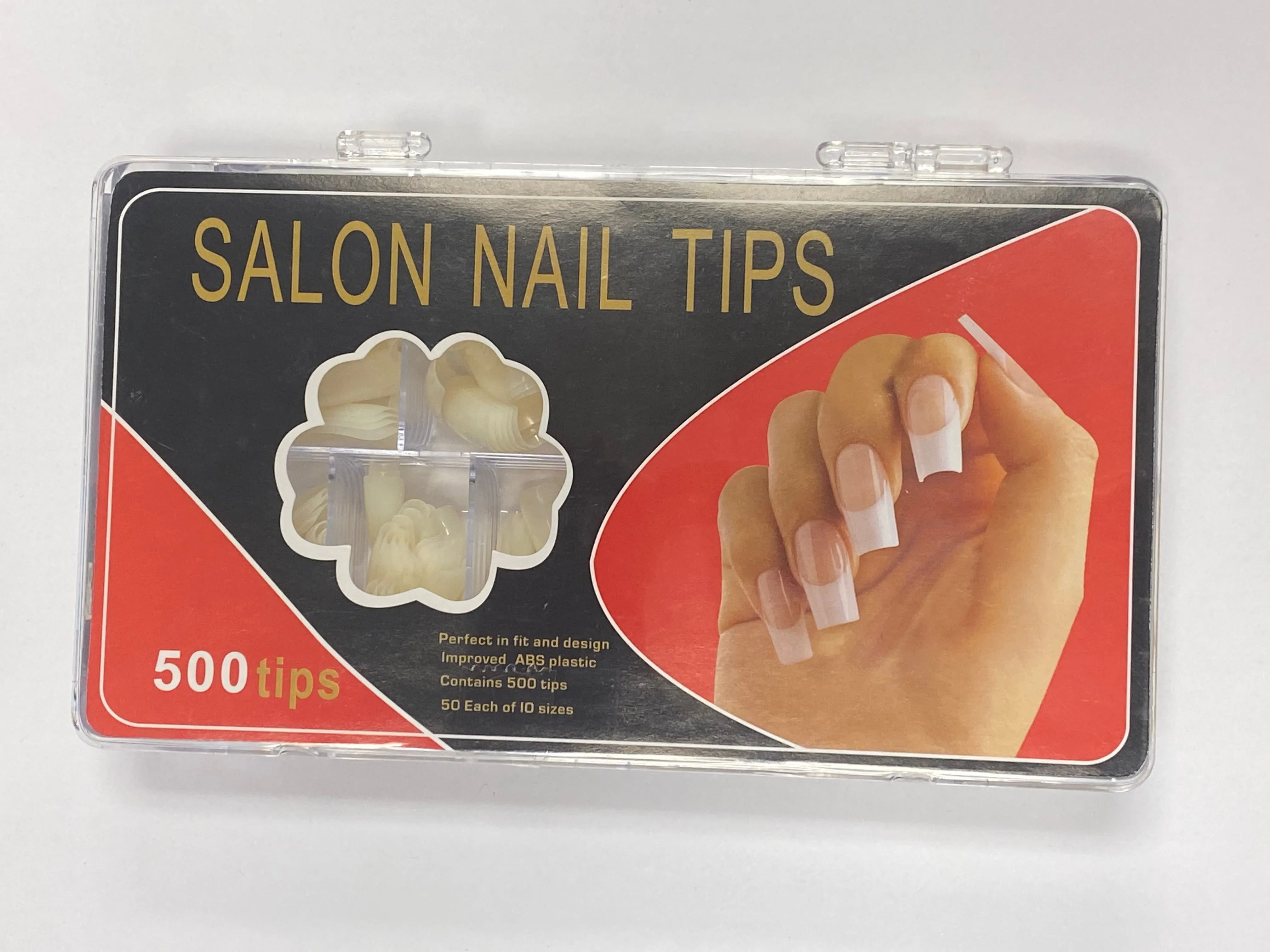 Queen - Full Cover Natural Ballerina Salon Nail Tips 500pc