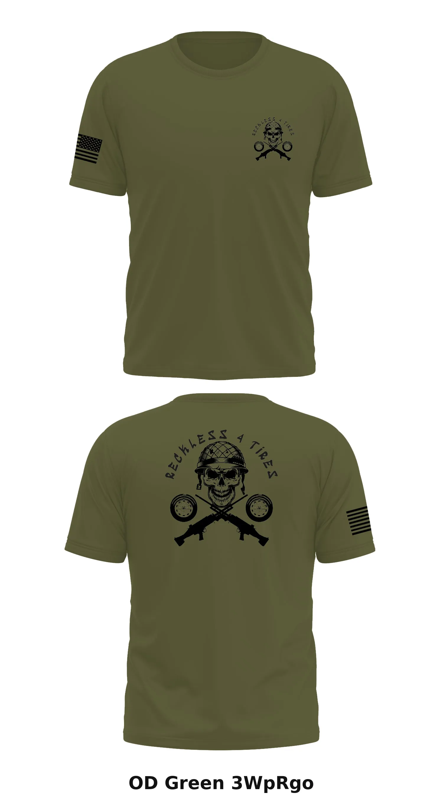 Reckless 4 Tires Store 1 Core Men's SS Performance Tee - 3WpRgo