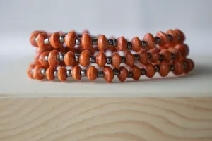 Recycled Paper Bead Bracelet - Pretty