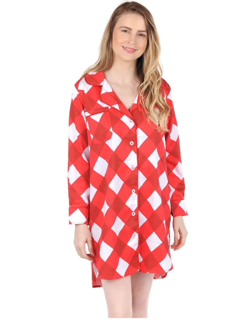 Red Buffalo Check Night Shirt