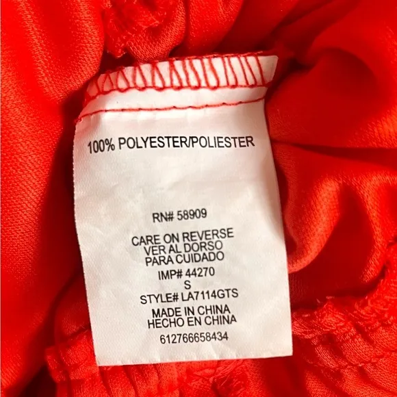 Red Nordstrom High-Low Hem Dress