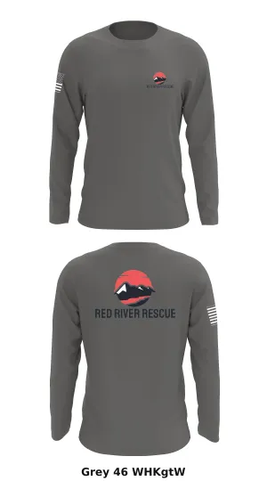 Red River Rescue Store 1 Core Men's LS Performance Tee - WHKgtW