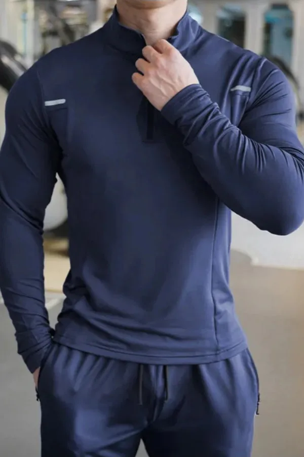 Reflective Performance Quarter-Zip Long Sleeve
