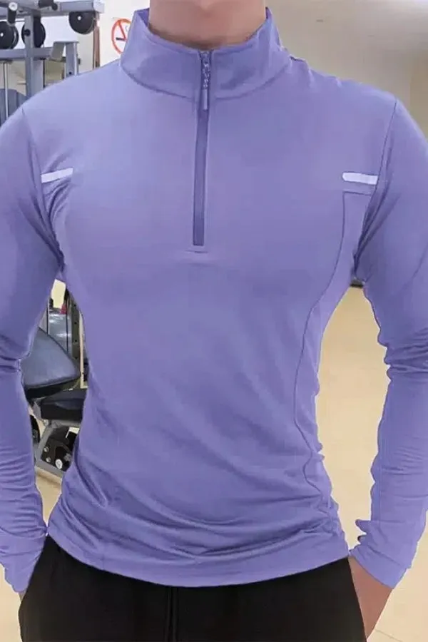 Reflective Performance Quarter-Zip Long Sleeve
