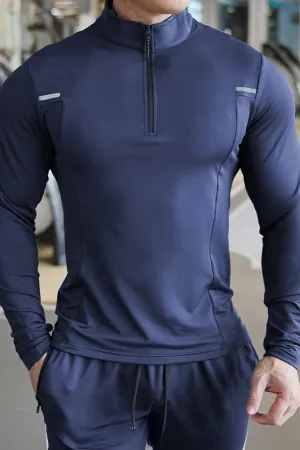 Reflective Performance Quarter-Zip Long Sleeve