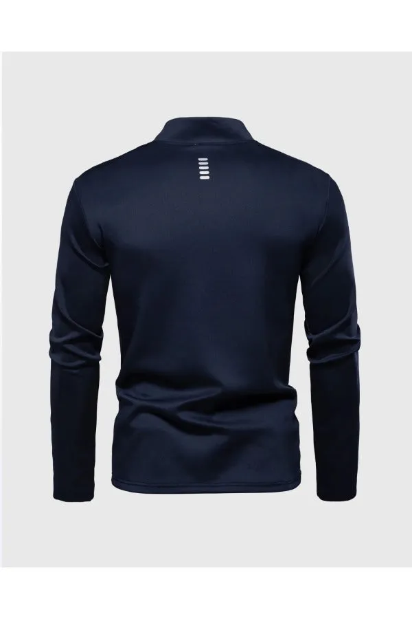 Reflective Performance Quarter-Zip Long Sleeve