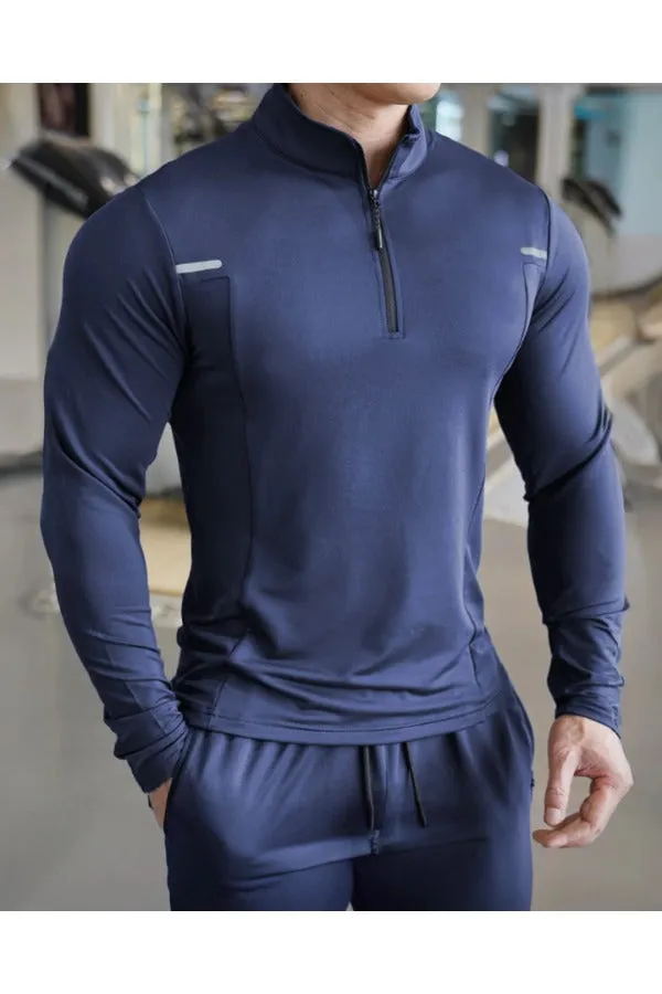 Reflective Performance Quarter-Zip Long Sleeve