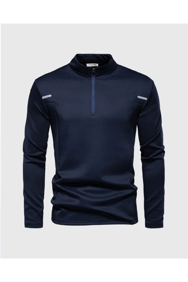 Reflective Performance Quarter-Zip Long Sleeve