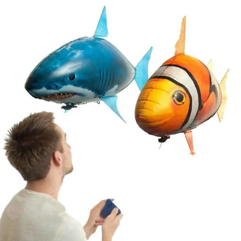 Remote Control Flying Fish Balloons - Hot Funny Swimming Through the Air!