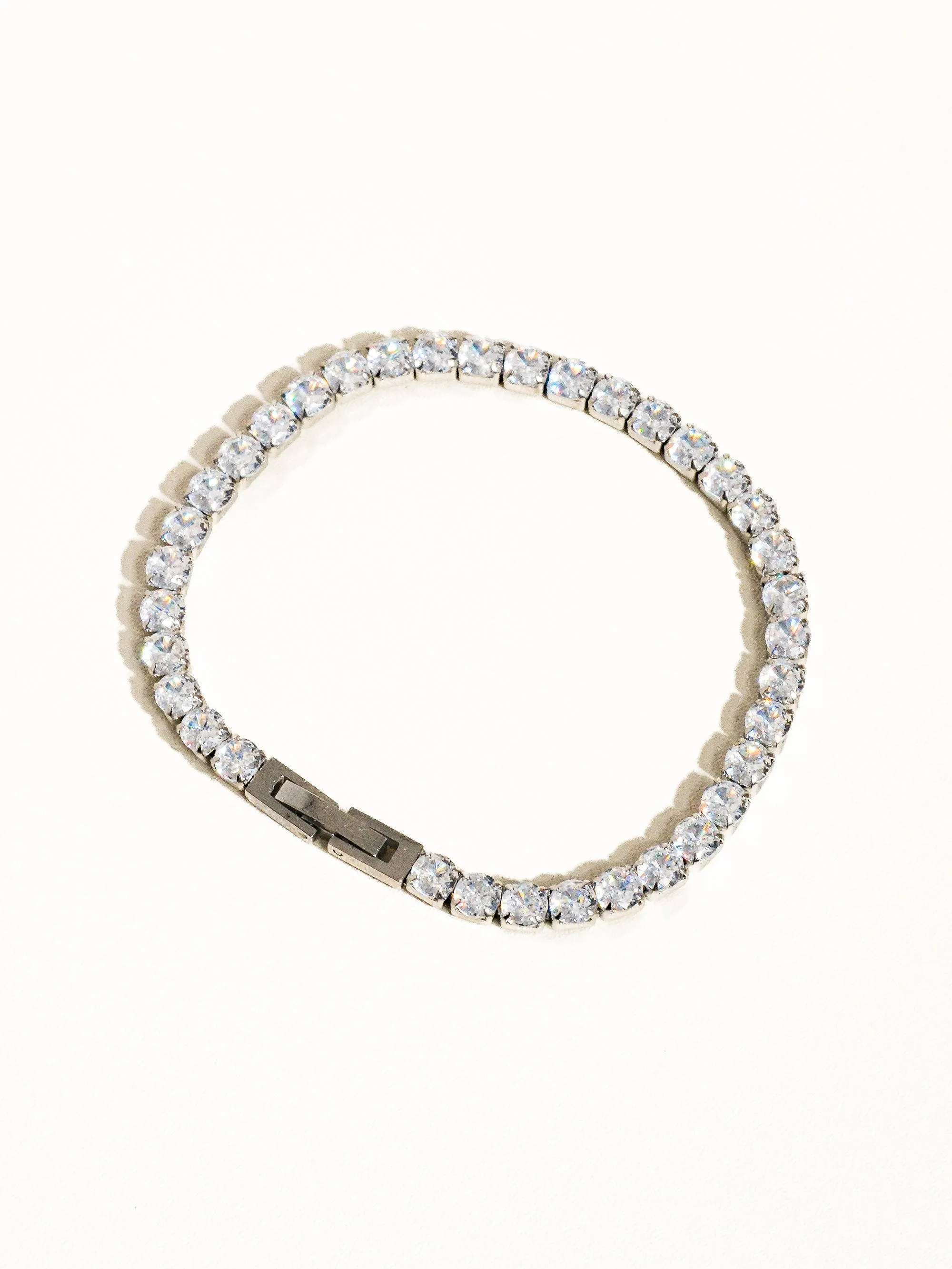 René Non-Tarnish Rhinestone Dressy Bracelet
