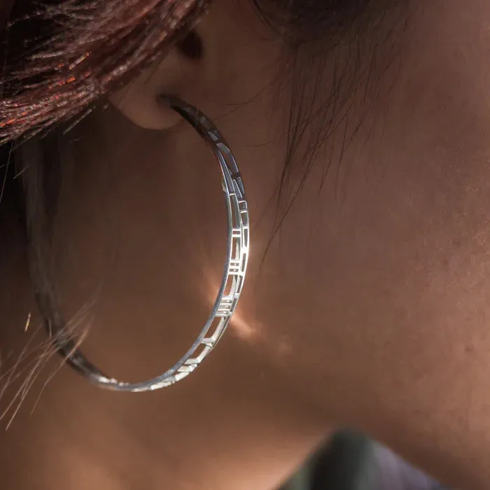 Restoring Justice Hoops - Stainless Steel