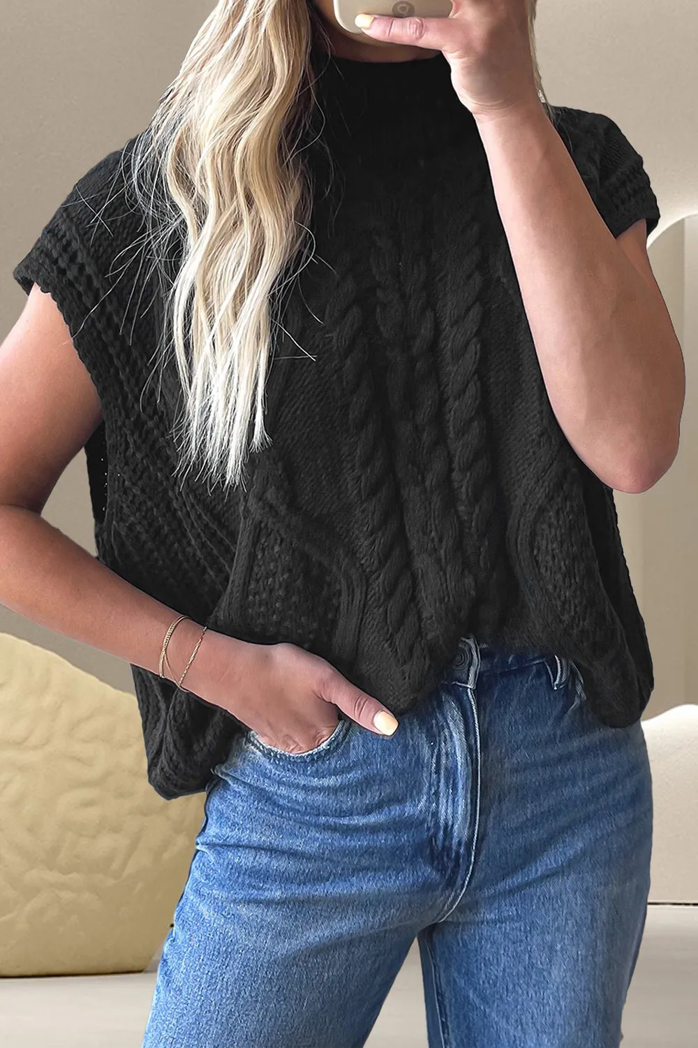 Ride Like You Mean It Cable-Knit Top