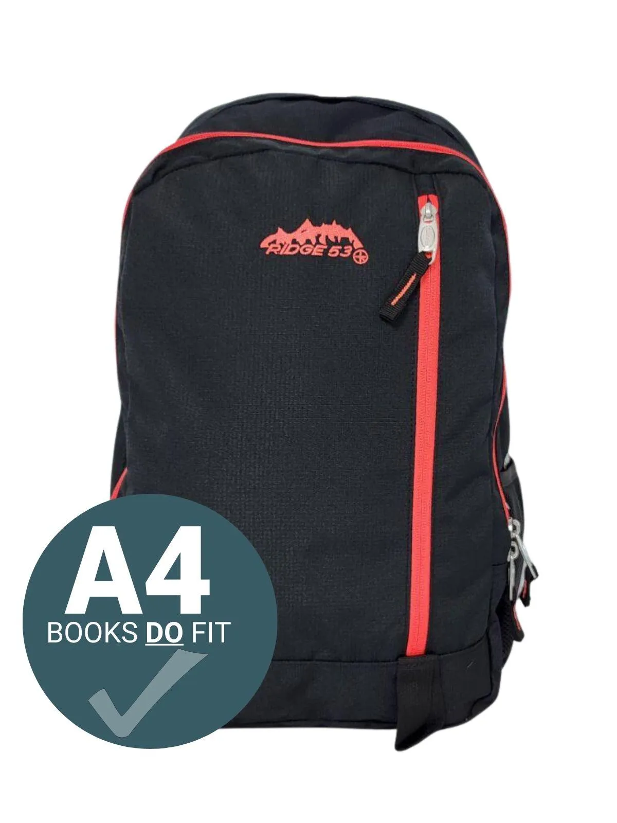 Ridge 53 - Dawson Backpack - Black and Red