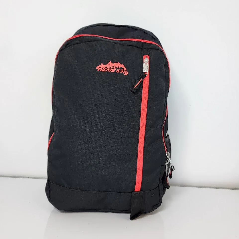 Ridge 53 - Dawson Backpack - Black and Red