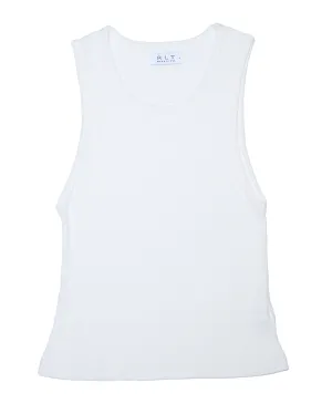 RLT RIBBED TANK - WHITE