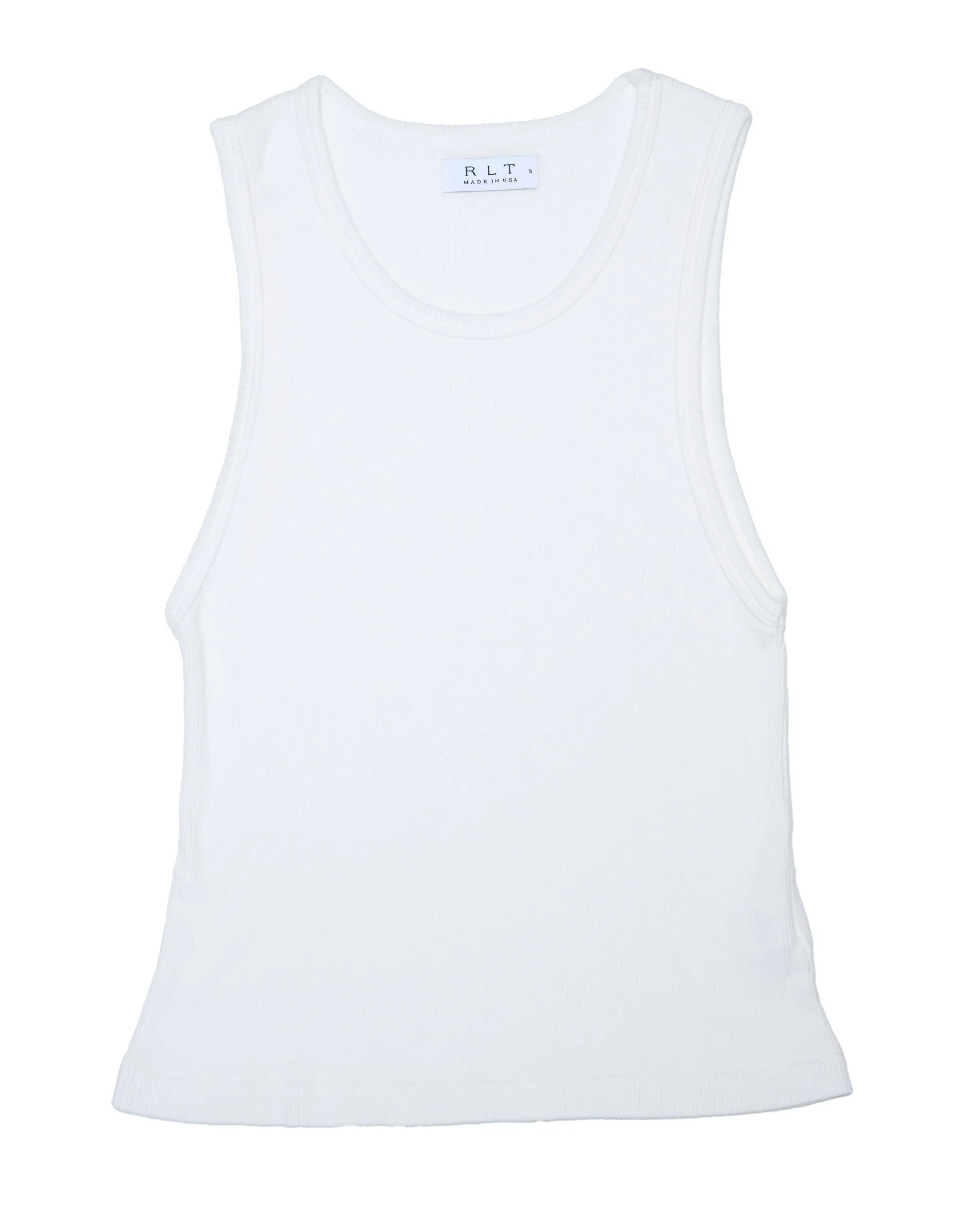 RLT RIBBED TANK - WHITE