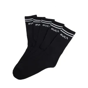 RVCA Union Sock 5 Pack Black