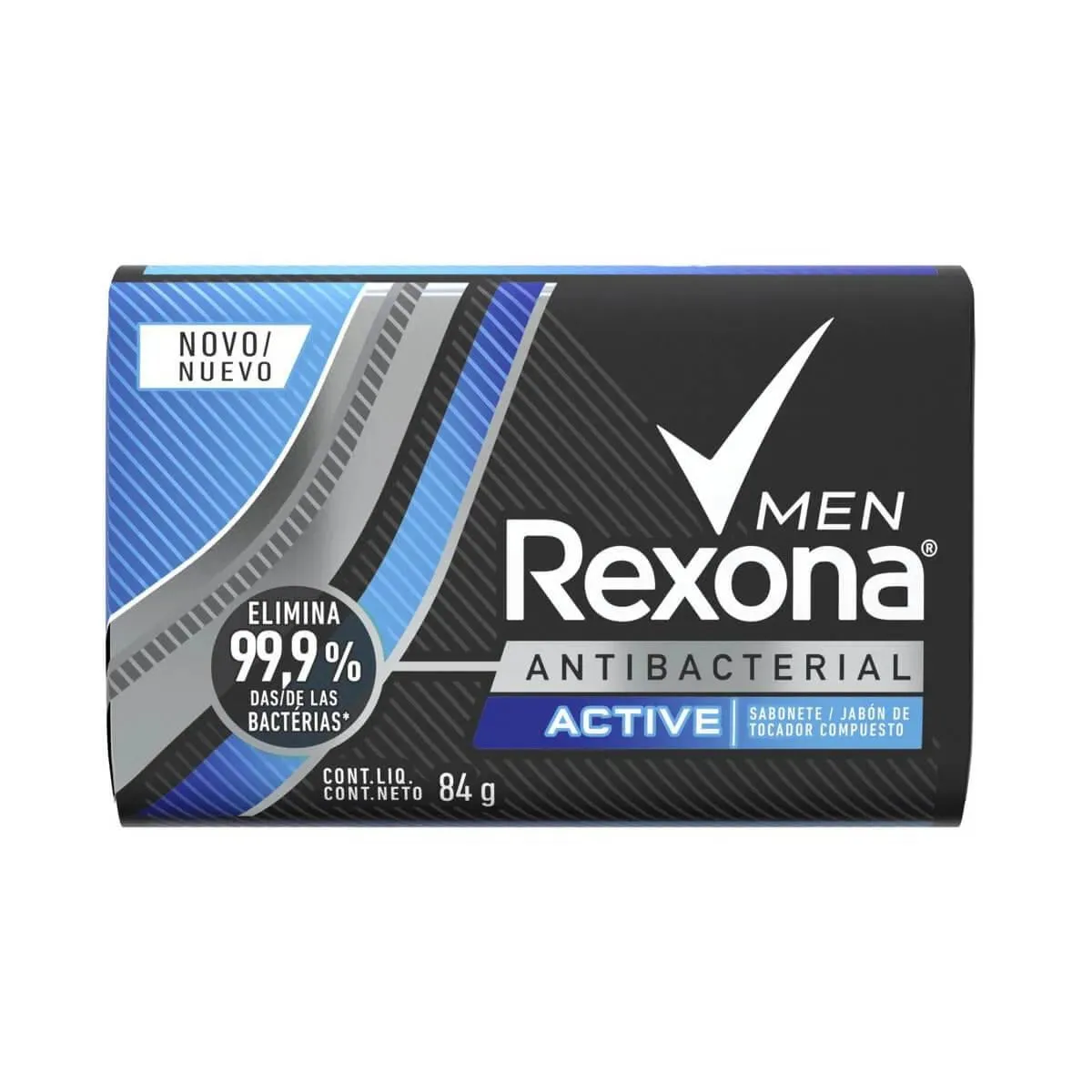 Sabonete Rexona Men Antibacterial Active 84G