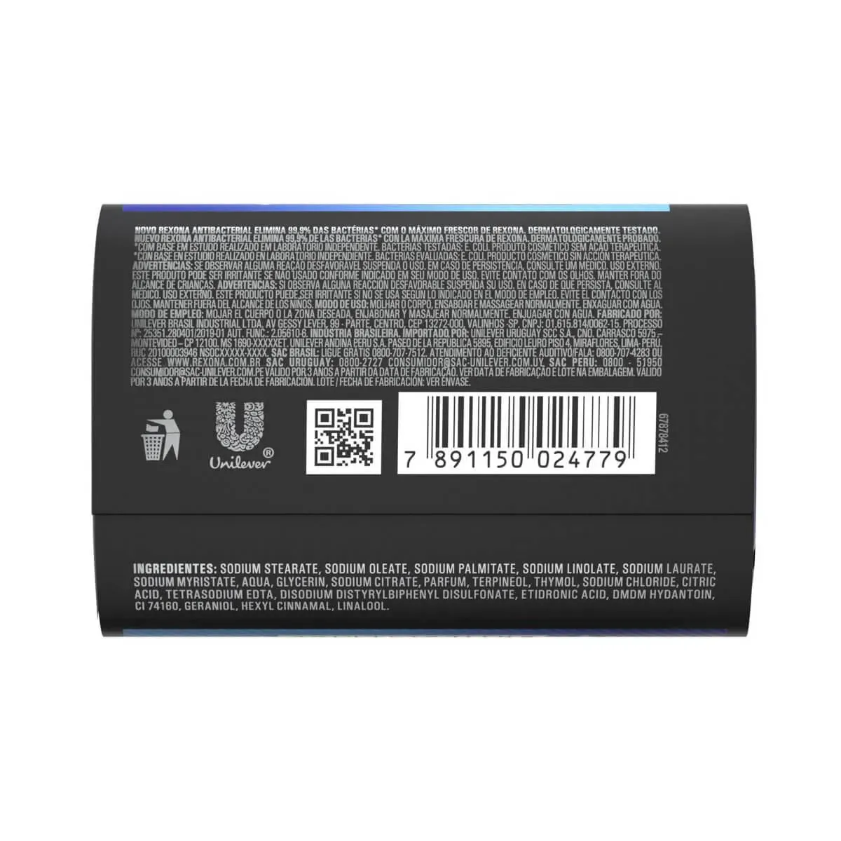 Sabonete Rexona Men Antibacterial Active 84G