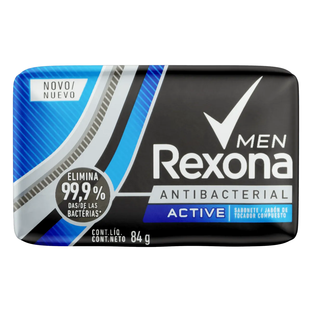 Sabonete Rexona Men Antibacterial Active 84G