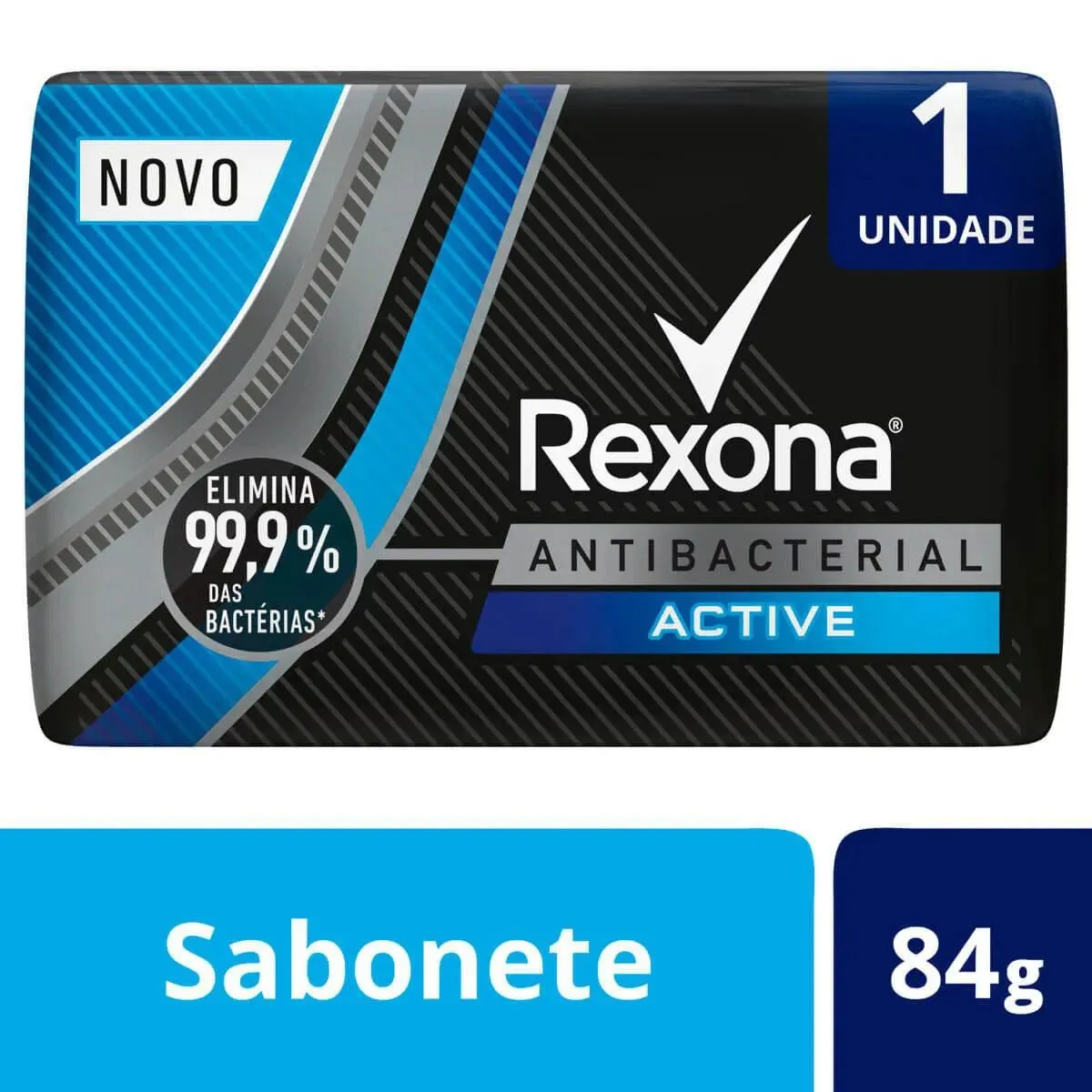 Sabonete Rexona Men Antibacterial Active 84G