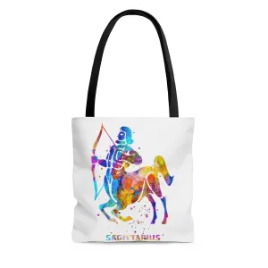 Sagittarius Zodiac Sign Tote Bag