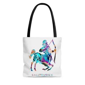 Sagittarius Zodiac Sign Tote Bag