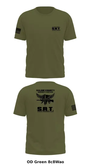 Saline County Special Response Team Store 1 Core Men's SS Performance Tee - 8c8Wao