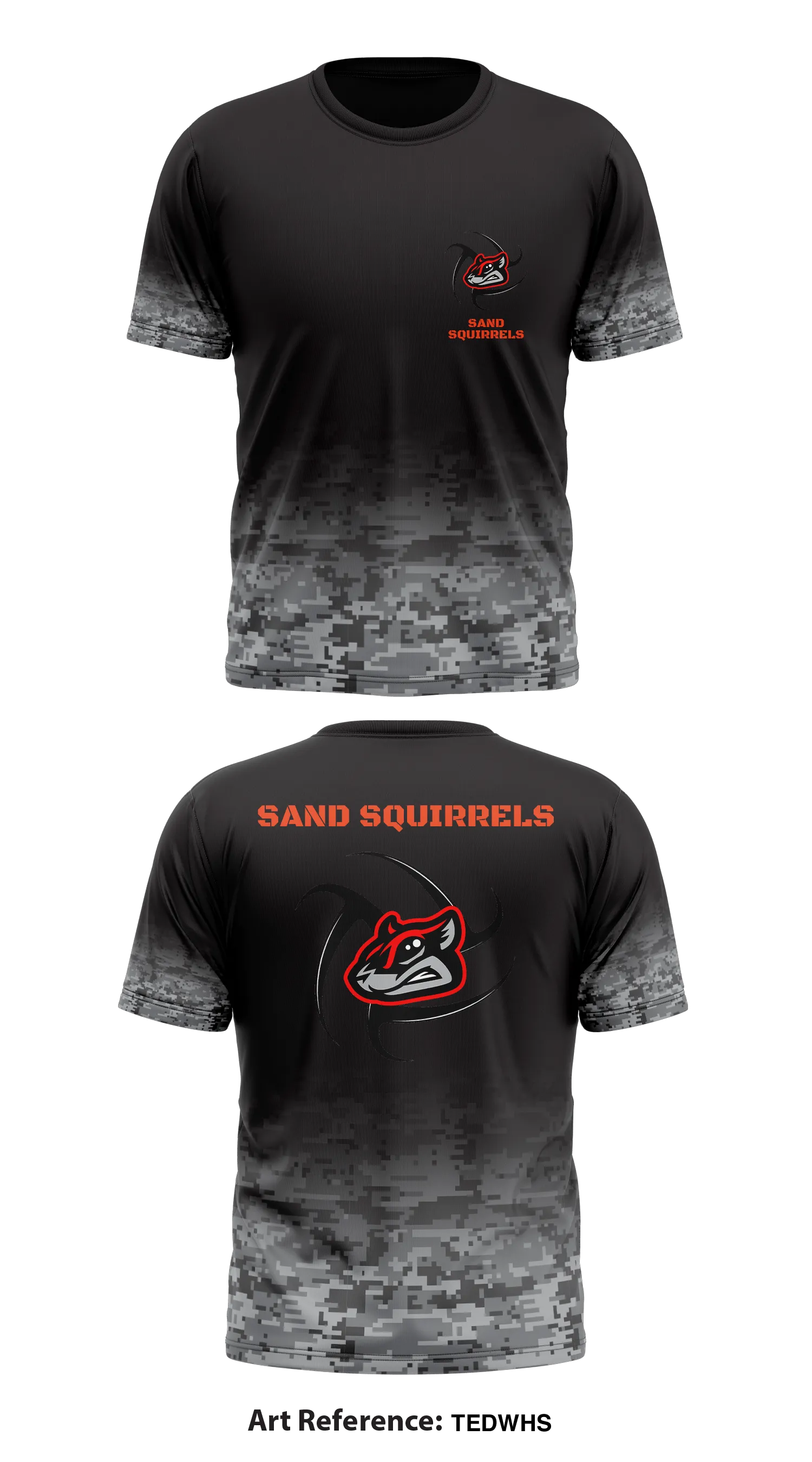Sand Squirrels Store 1 Core Men's SS Performance Tee - teDWhs