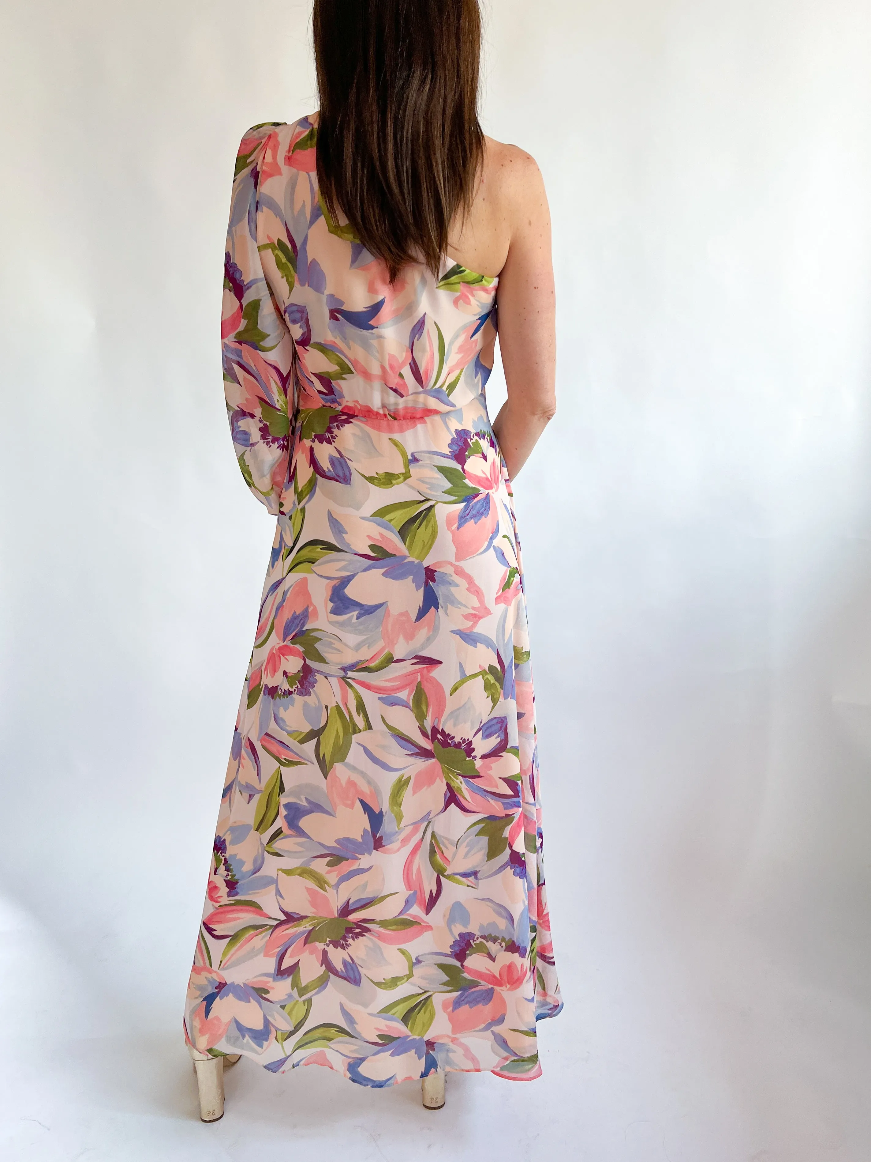Sandersonia One Sleeve Maxi Dress