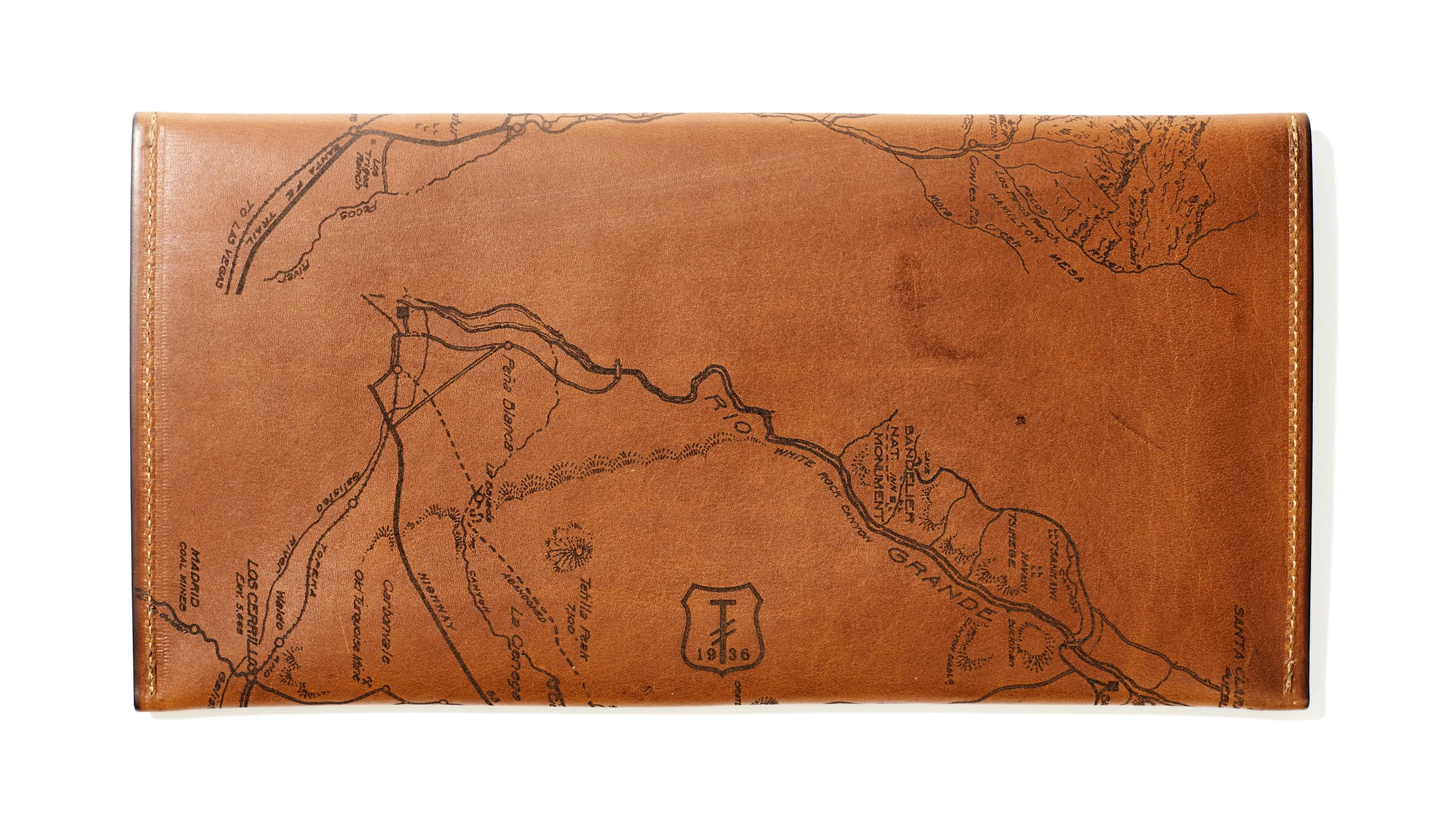 Santa Fe Map Clutch