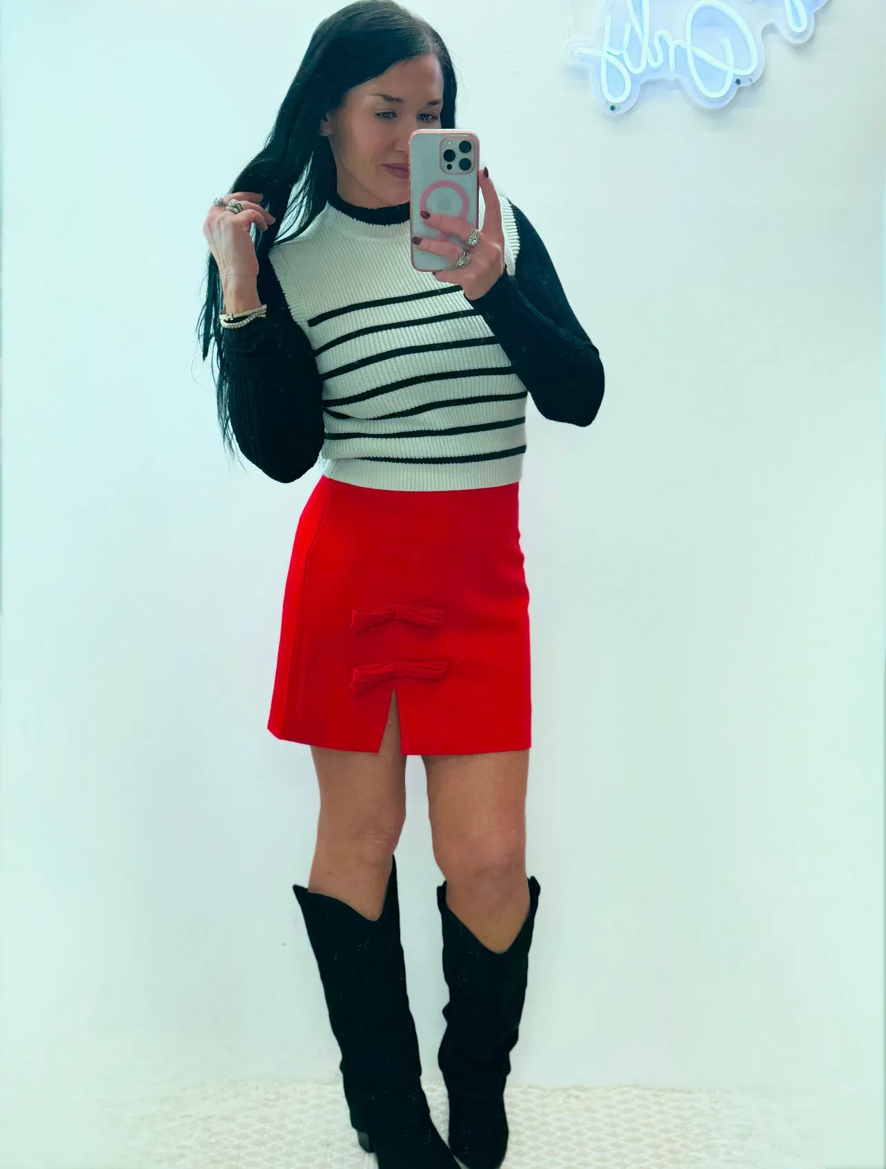 Sarah Stripe Sweater Vest