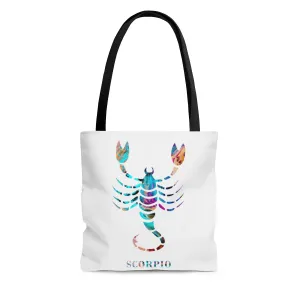 Scorpio Zodiac Sign Tote Bag