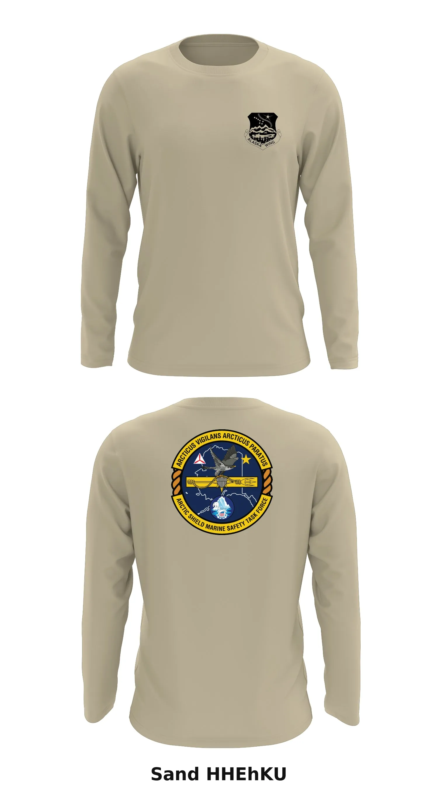 Sector Anchorage, Arctic Shield Marine Safety Task Force  Store 1 Core Men's LS Performance Tee - HHEhKU