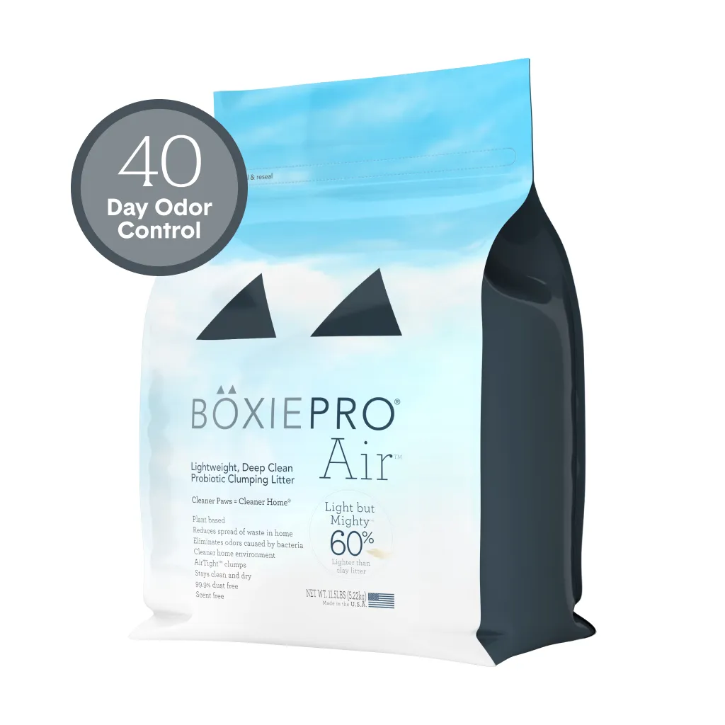 Self-Cleaning Probiotic Lightweight Clumping Litter