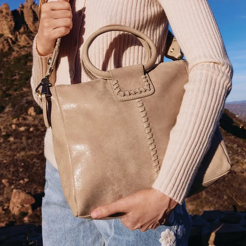 Sheila Medium Satchel in Irish Creme